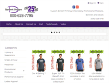 Tablet Screenshot of dynamicpromoproducts.com